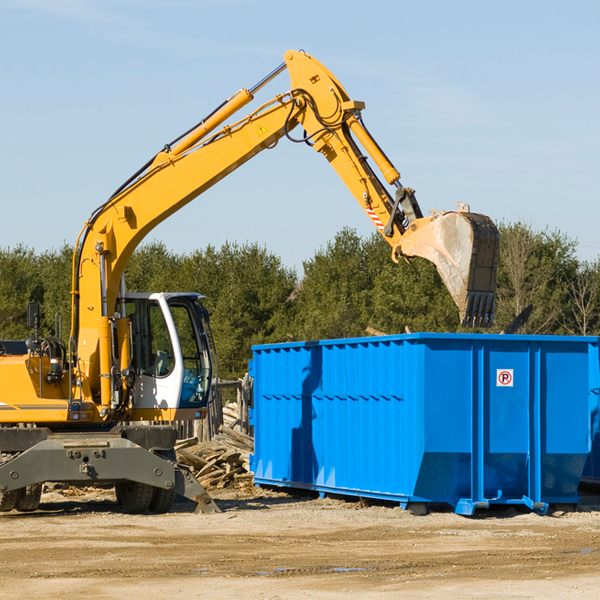 what size residential dumpster rentals are available in Manchester Ohio